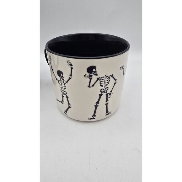 2~ Halloween “Spooky” Ghost Black 15oz & Dancing Skeletons Coffee / Tea Mug NEW - Picture 15 of 16